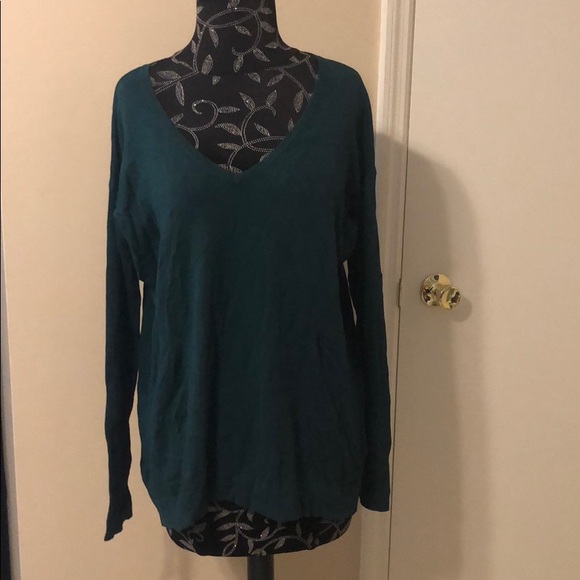 Dark green WHBM knit top - Picture 1 of 3